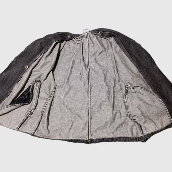 Vintage Guess Georges Marciano Denim Blazer Jacket USA Made 80s Double Breasted - Picture 7 of 16